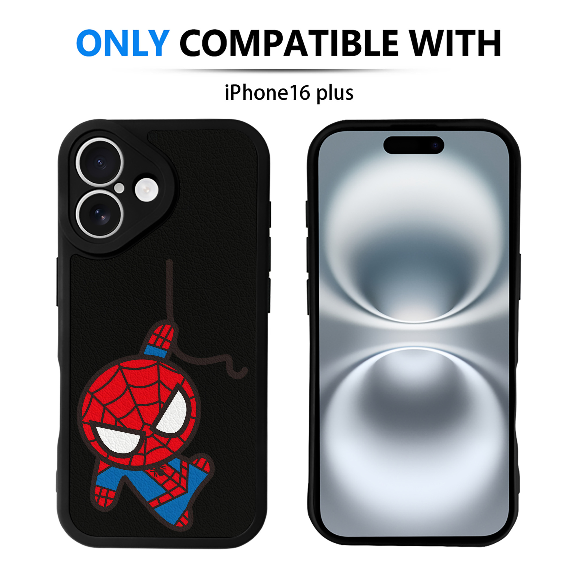 （画像用） アベンジャーズ The Avengers 【iPhone 16シリーズ対応】シリコンスマホケース（レザー調） 材質：シリコン